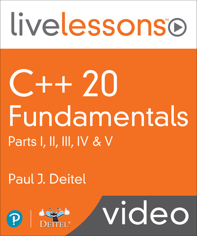 C++20 Fundamentals LiveLessons cover